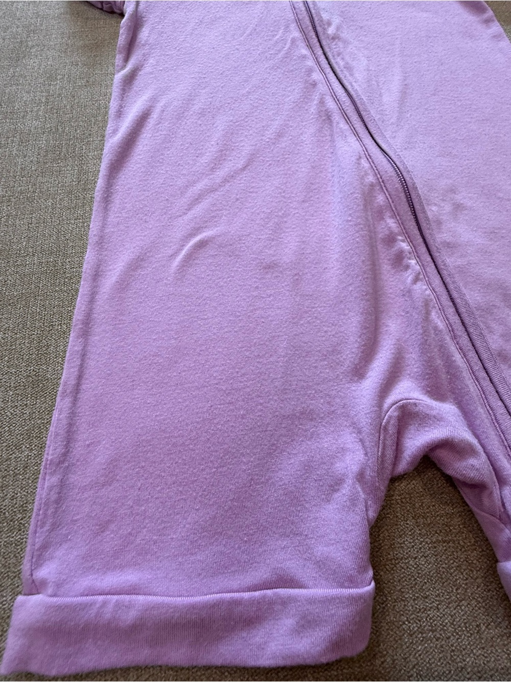 Little Sleepies Light Orchid Shorty Zippy 6-12 Months - Picture 2 of 6